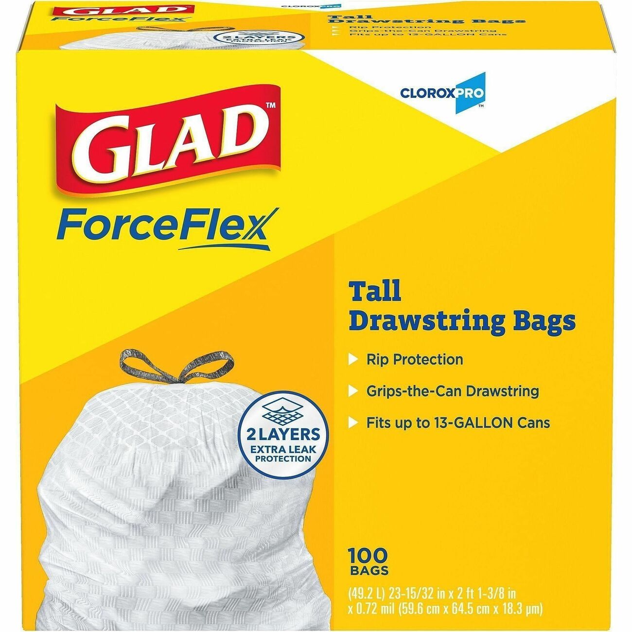 Clorox Bag Trsh Kitchn 13Gal 100Ct