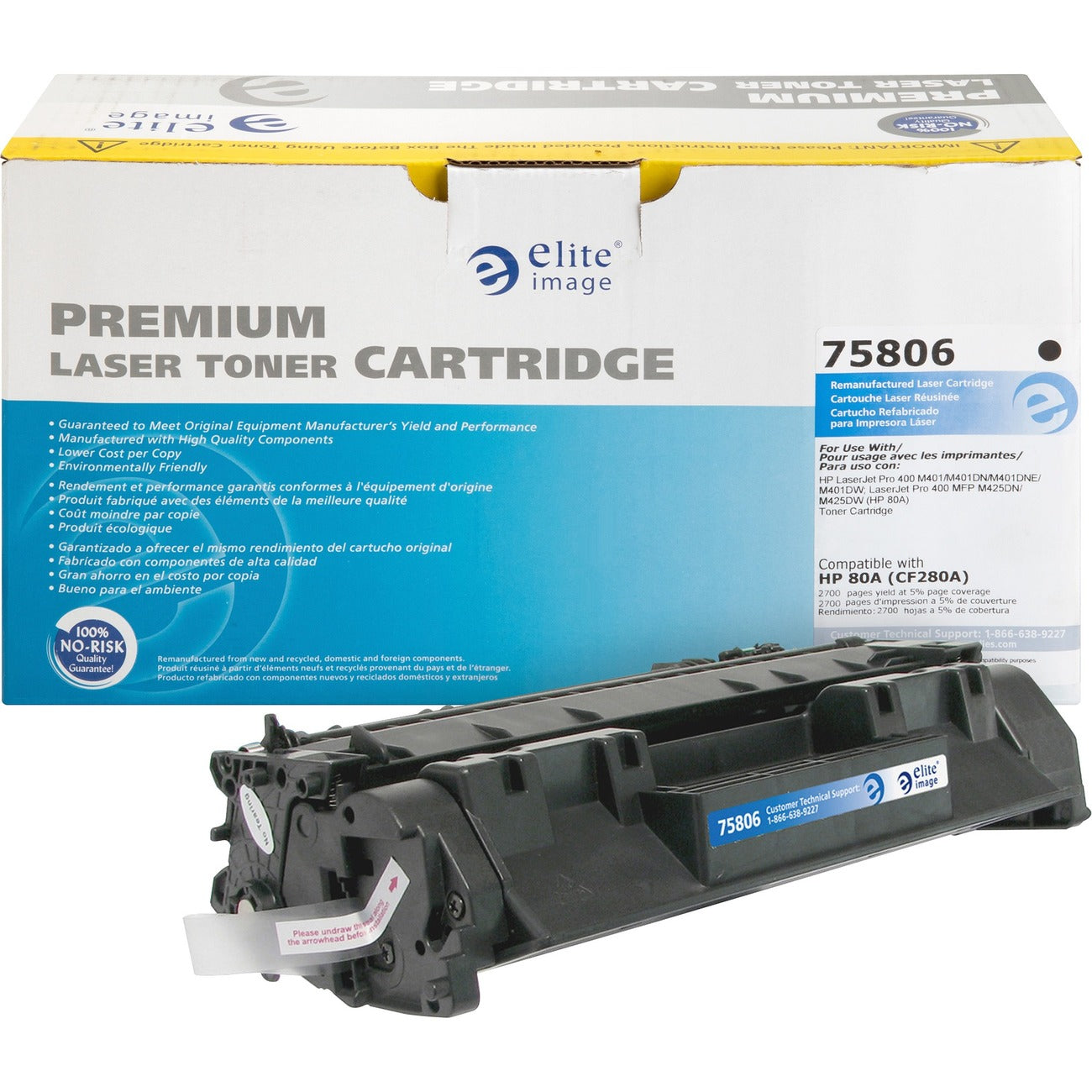 Elite Image Crtdg Hp Cf280A Bk 2.7K