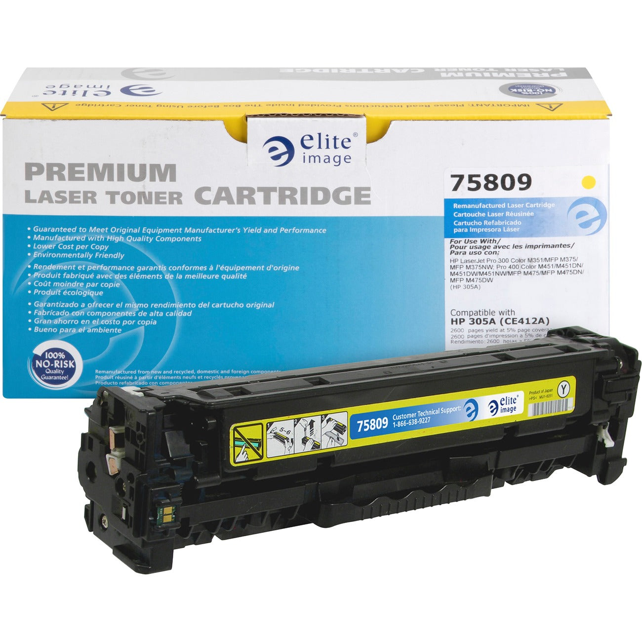 Elite Image Crtdg Hp Ce412A Yw 2.6K