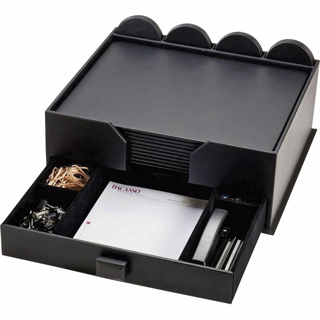 Conf Lthr Delux 23Pc Bk