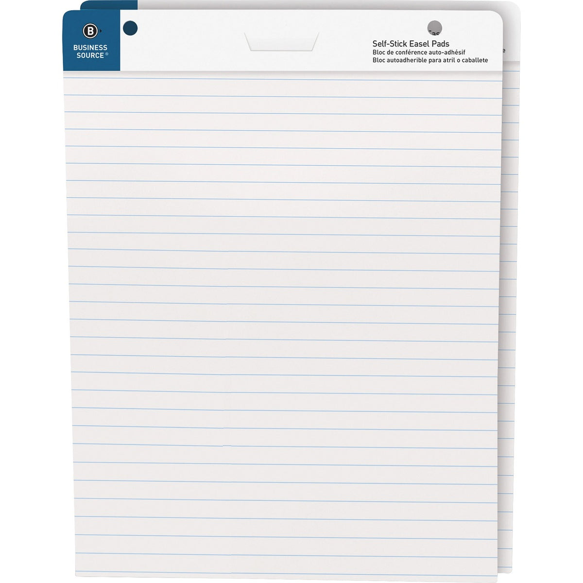 Business Source Pad Easel Slfstck Ruled 2Pk