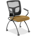Lorell Mesh Back Nesting Training/Guest Chairs