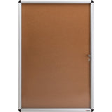 Lorell Enclosed Cork Bulletin Board