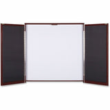 Lorell Dry-erase Whiteboard Presentation Cabinet
