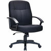 Lorell Executive Upholstered Mid-Back Chair