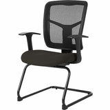 Lorell ErgoMesh Series Mesh Side Arm Guest Chair