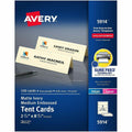 Avery Cards Tent Emb 2Up 100Pk Iy