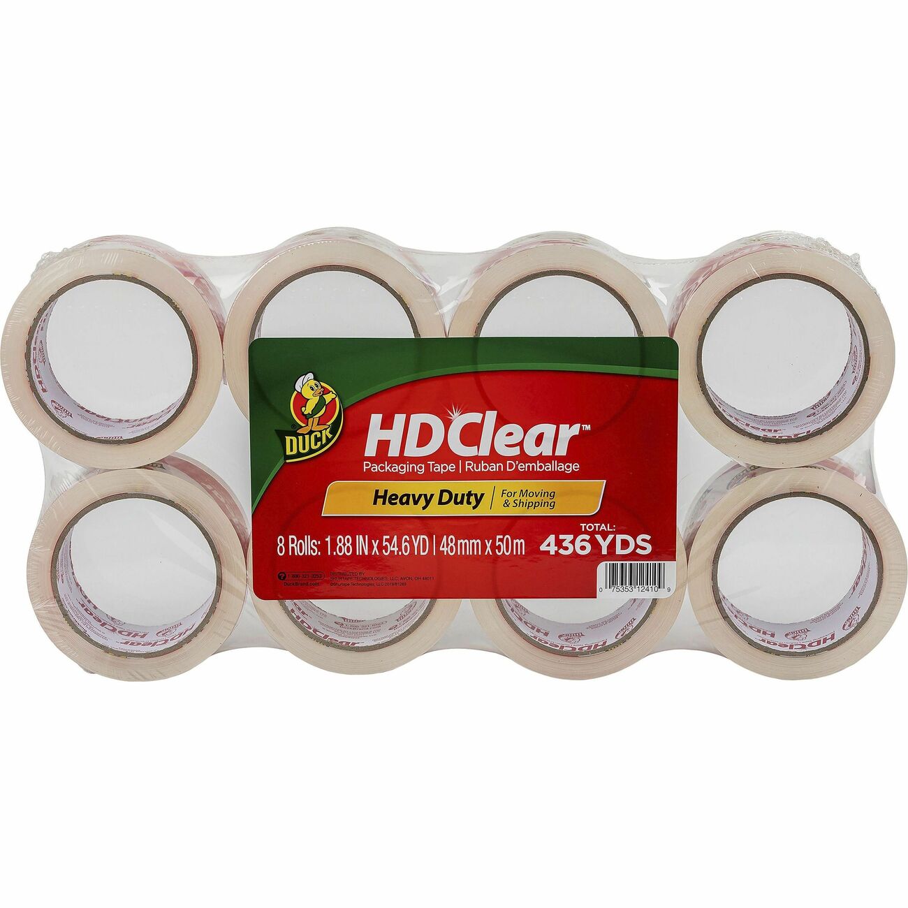 Tape Pkg Crystalclear 8Pk