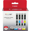 Canon Crtdgs Ink Bk C M & Y
