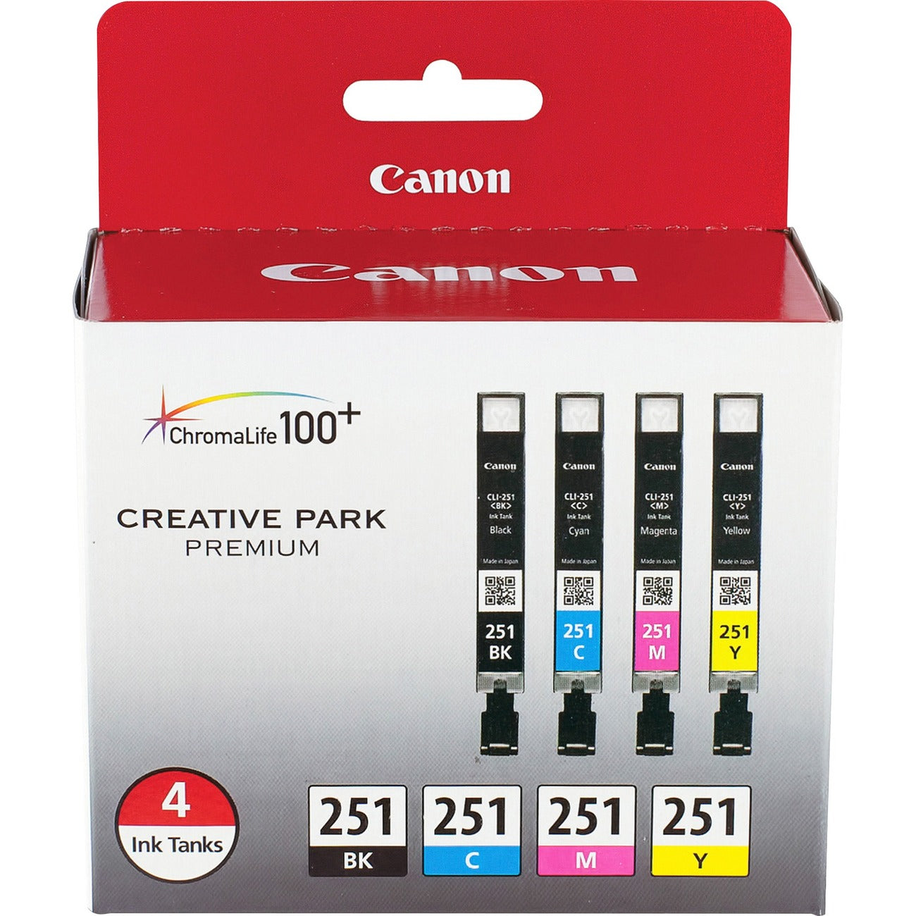 Canon Crtdgs Ink Bk C M & Y