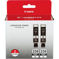 Canon Crtdgs Ink Pigmnt Bk Xl 2Pk