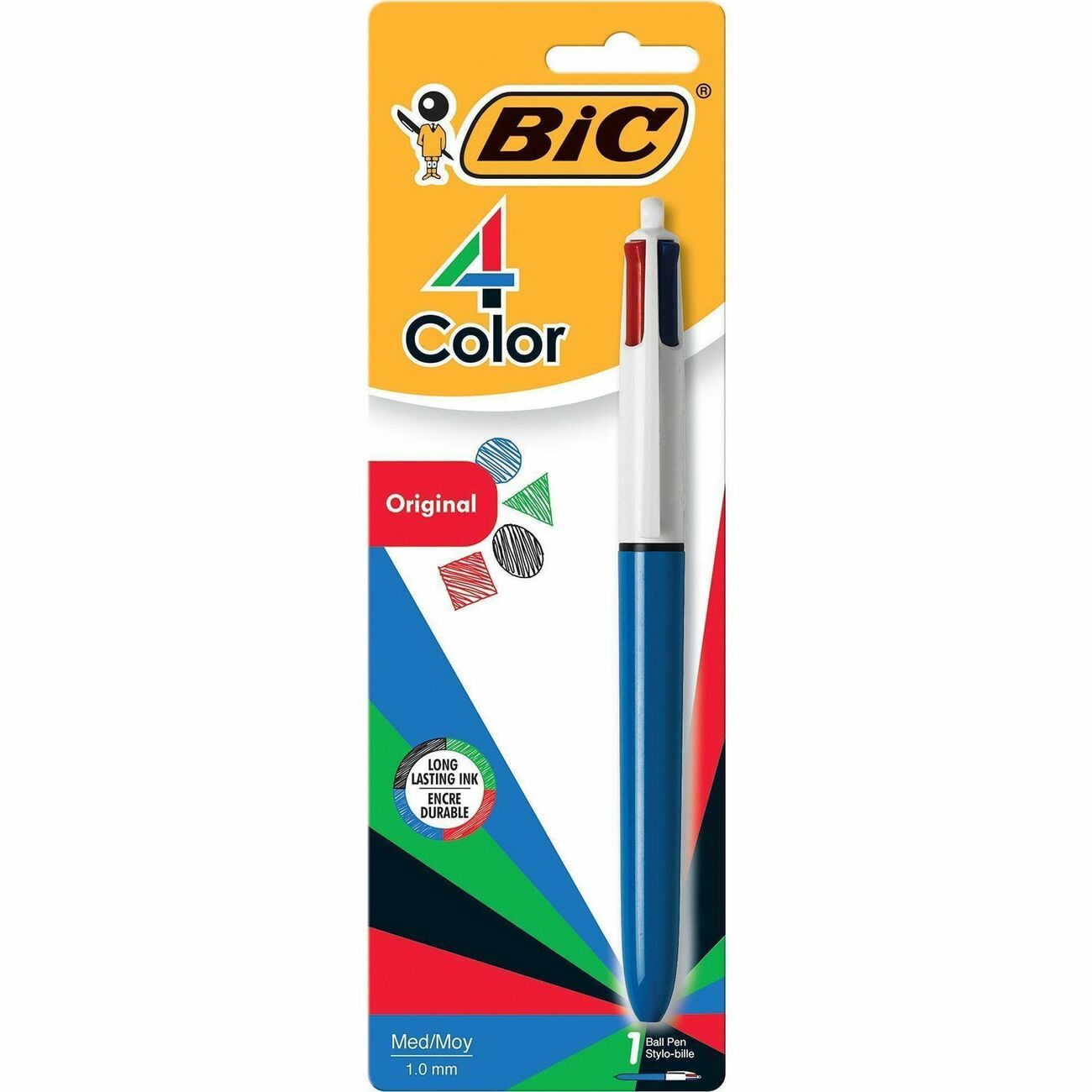 BIC Pen Ballpt Rt 4Color 1/Cd