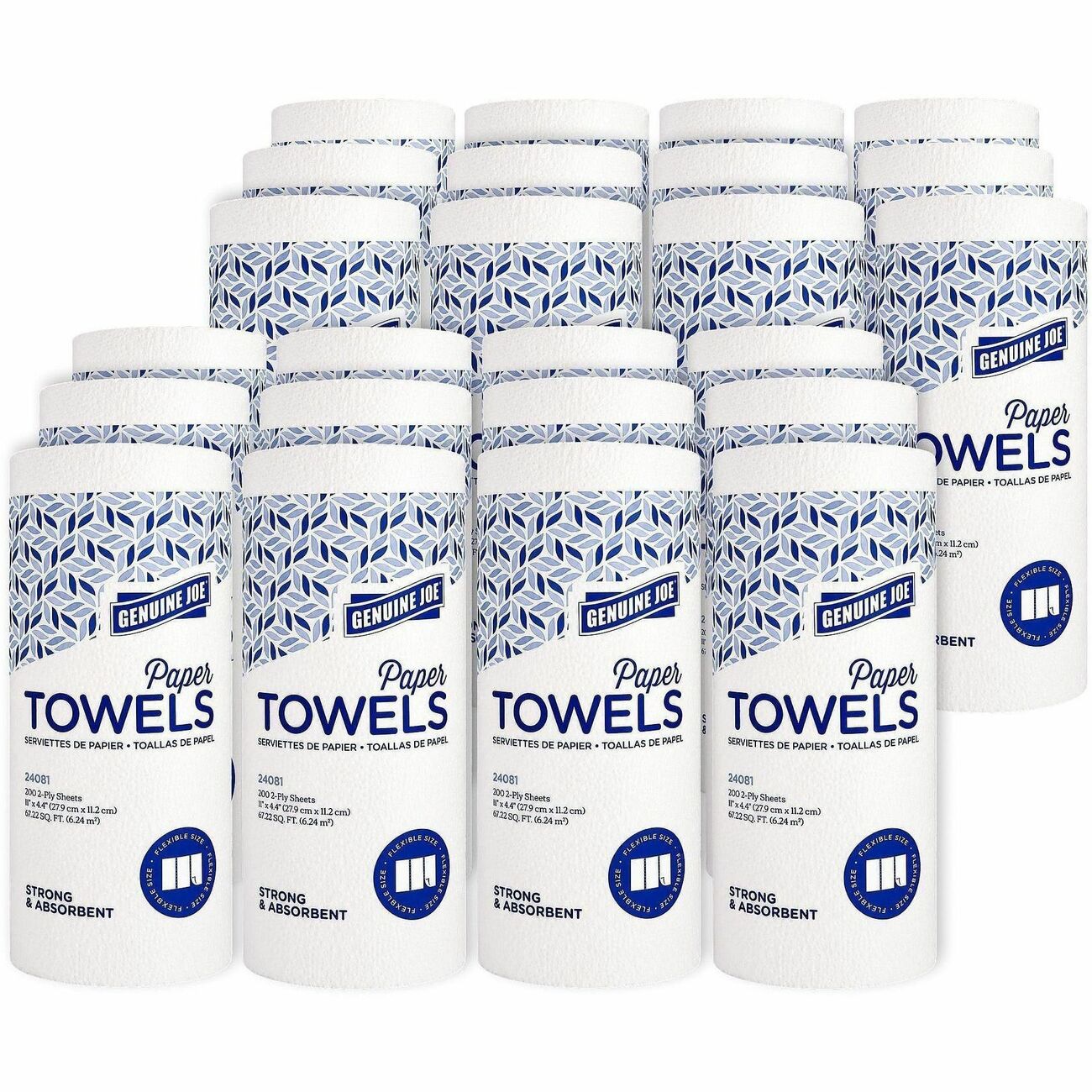 Genuine Joe Towel Kitchen 200Sh Wh