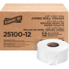 Genuine Joe Jumbo Roll Bath Tissue, 1000', White