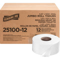 Genuine Joe Jumbo Roll Bath Tissue, 1000', White