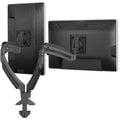 Deskmount Monitor Dual Blk