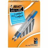 BIC Round Stic Grip Xtra-Comfort Medium Ball Point Pen, Assorted
