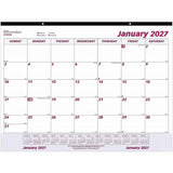 Brownline Vinyl Strip Monthly Desk Pad