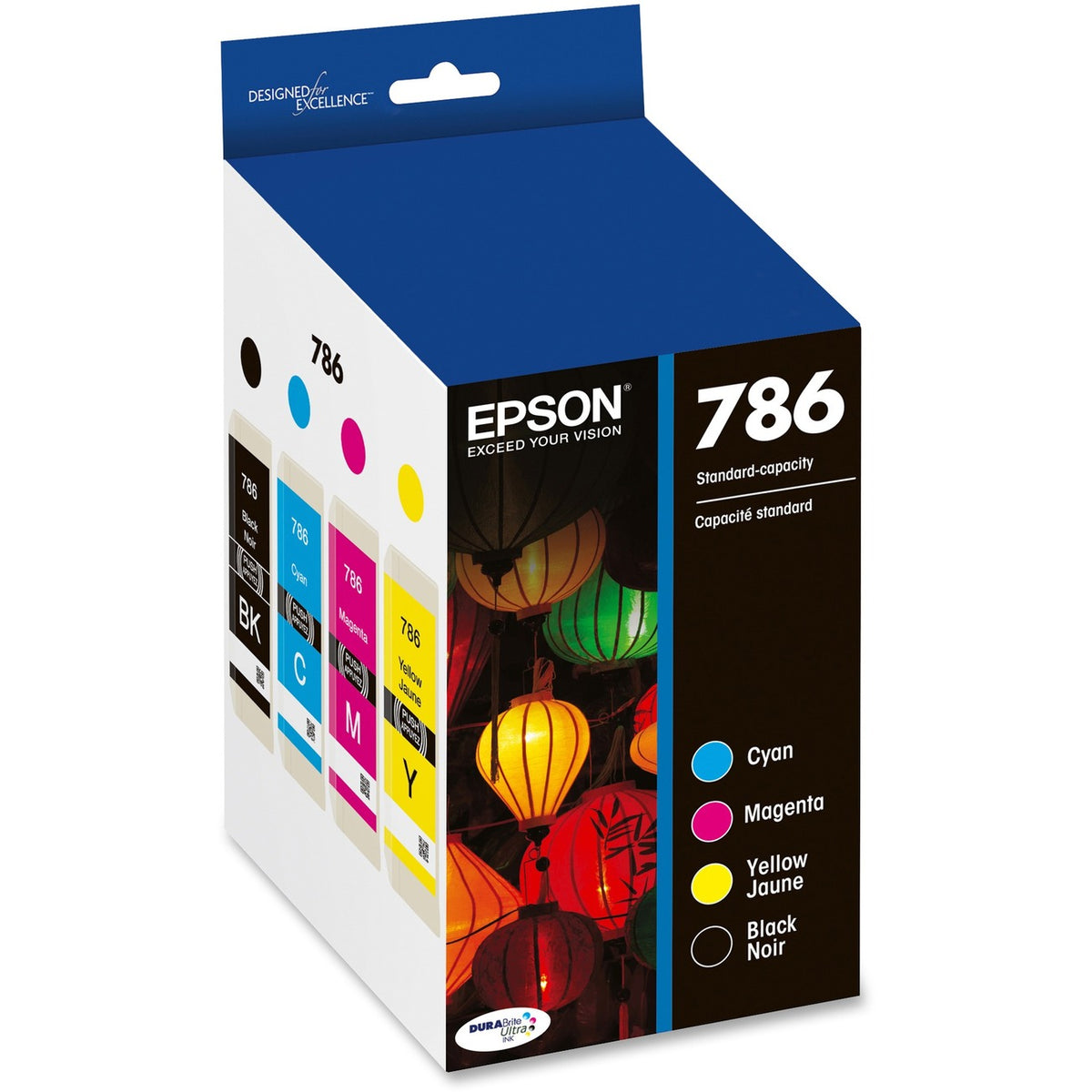 Epson Crtdgs 786 Bk C M & Y