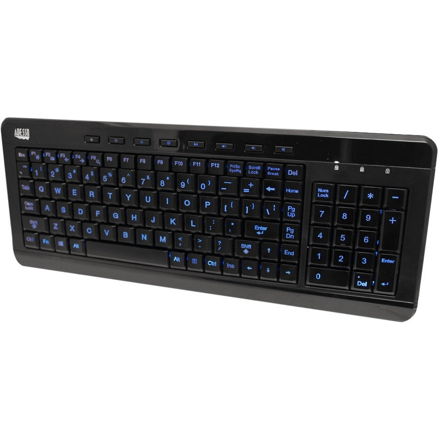Kboard 3-Clr Ilum Multd Blk