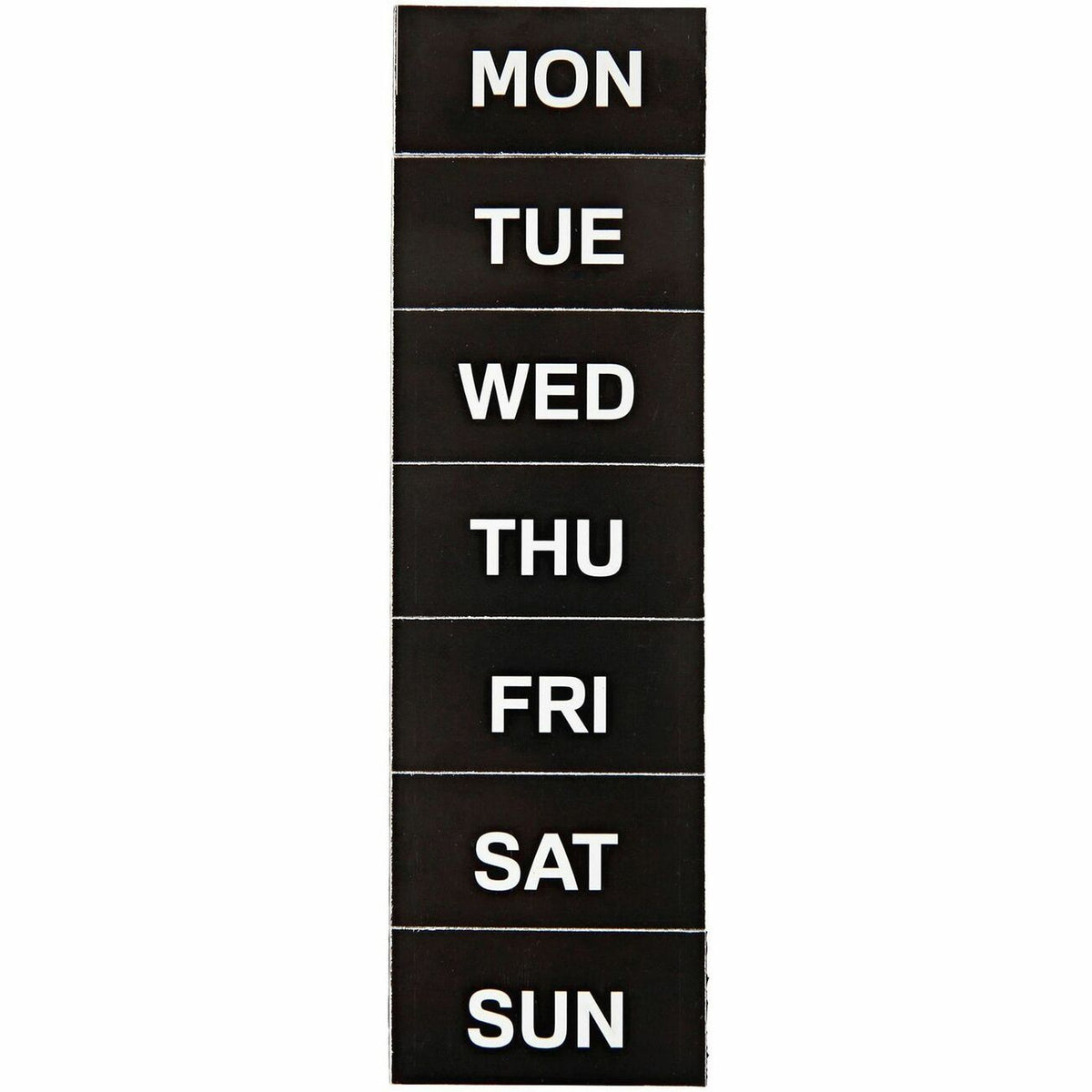 MasterVision Magnet Tape Days 7Pk Wh