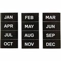 MasterVision Magnets 12 Months 12Pk Bk