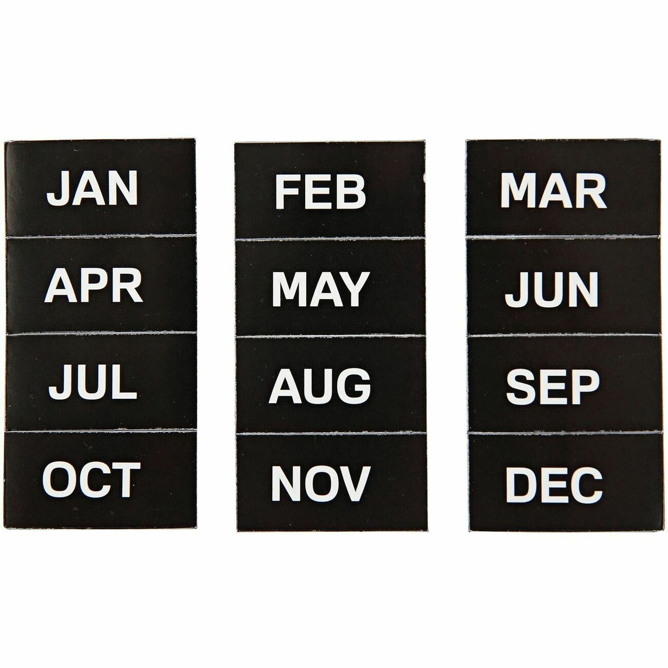 MasterVision Magnets 12 Months 12Pk Bk