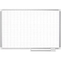 MasterVision Board W/Kit Plnr 48X36 Grid
