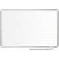 MasterVision Board Plnr 48X36 Ruled Wh