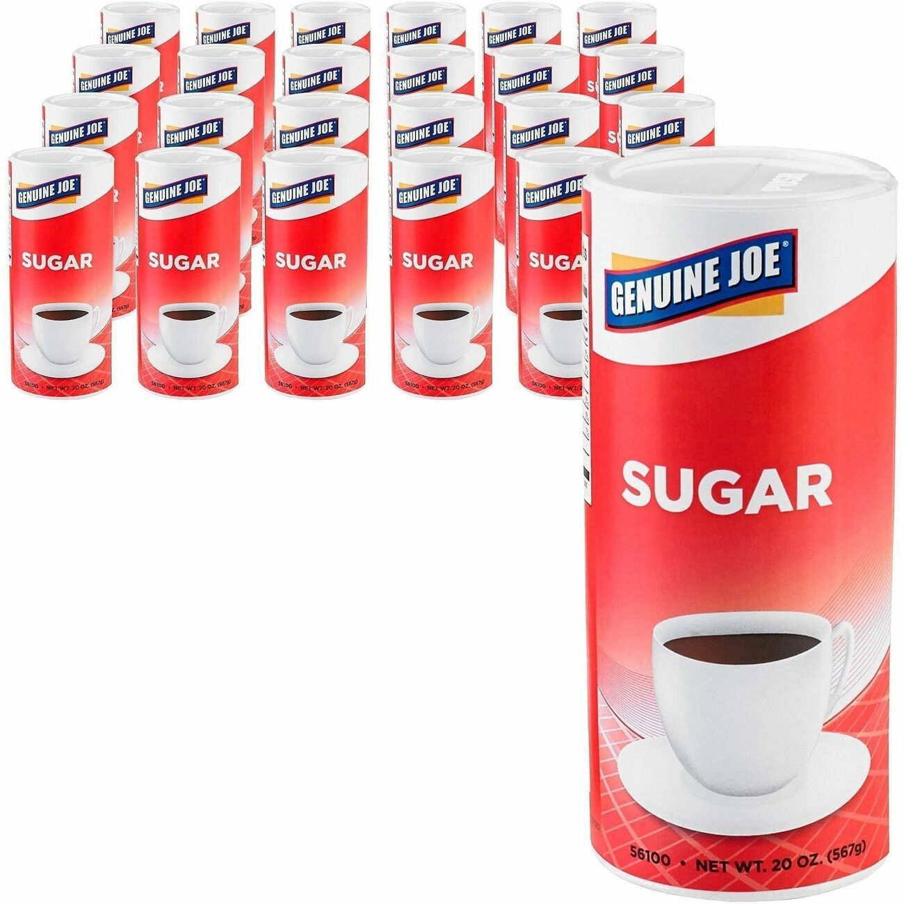 Genuine Joe Sugar 20Oz 3/Pk