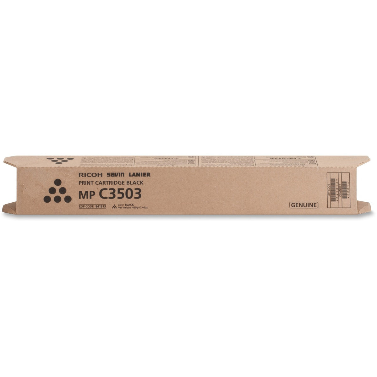 Ricoh Original Laser Toner Cartridge - Black - 1 Each