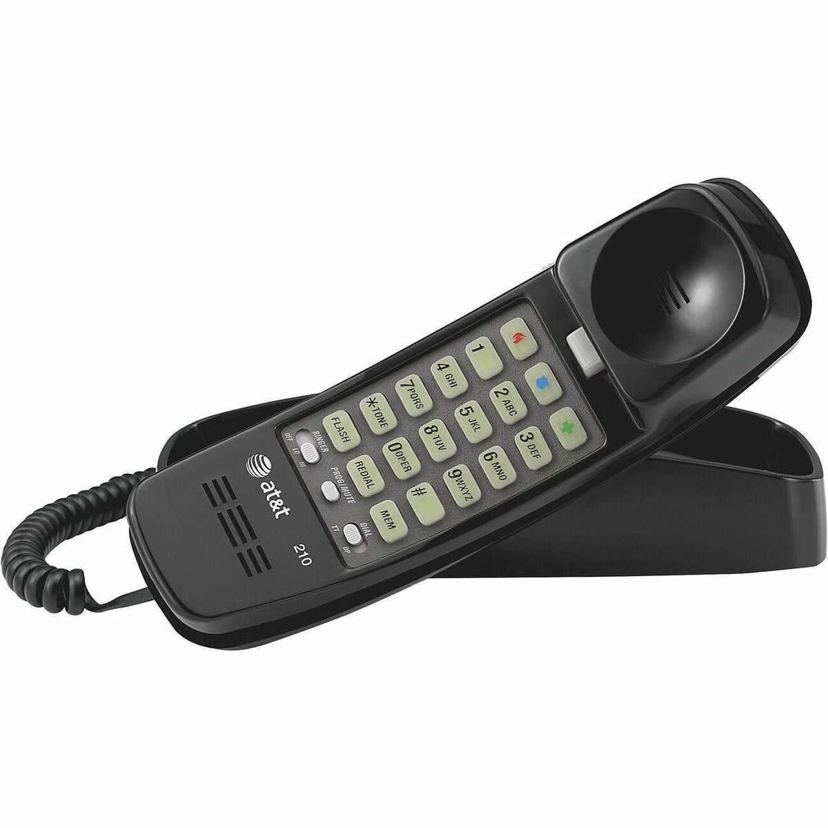 VTech Trimline 210 Standard Phone - Black