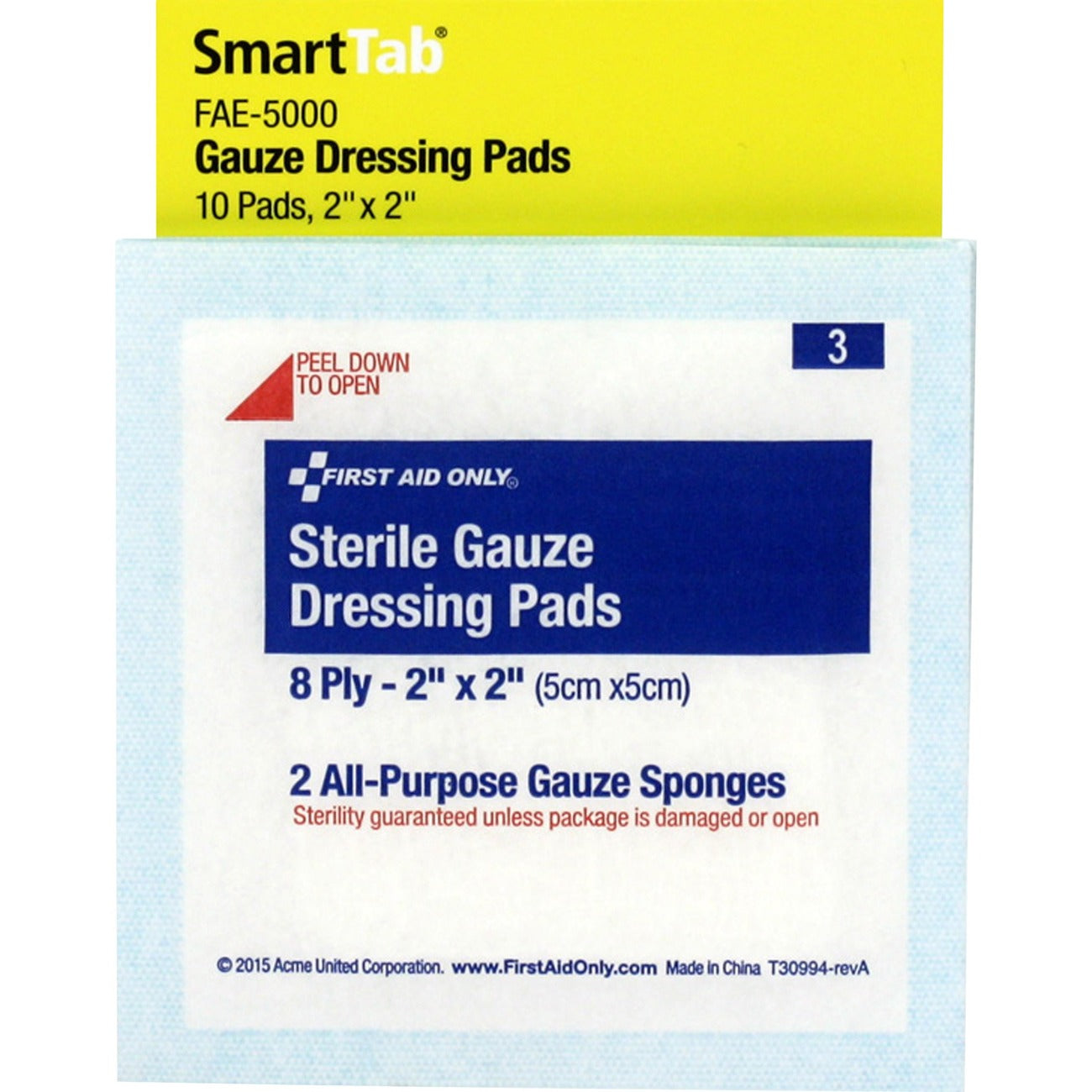 Pads Gauze 2'X2'
