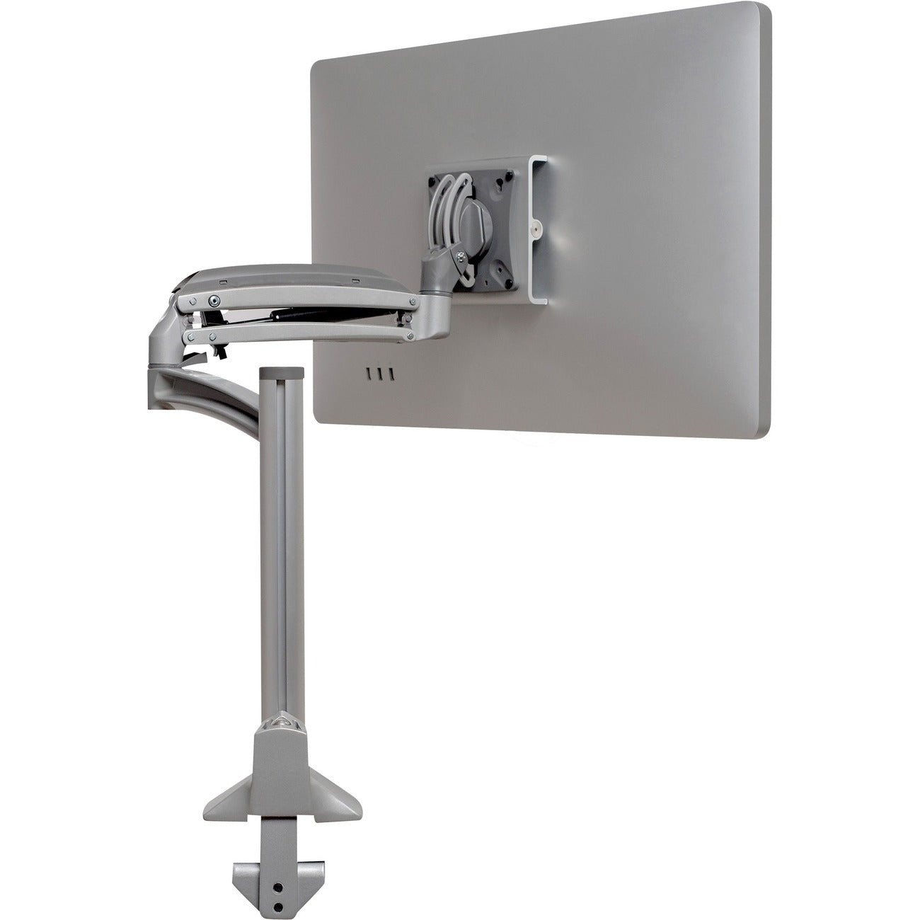 Deskmount Monitor Sngl Slvr