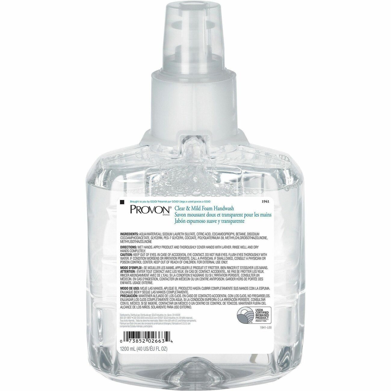 GOJO Soap Hndwash Foam Clr&Mild