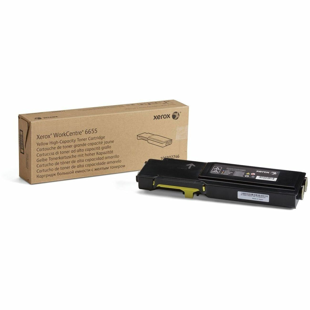 Xerox Original High Yield Laser Toner Cartridge - Yellow - 1 Each