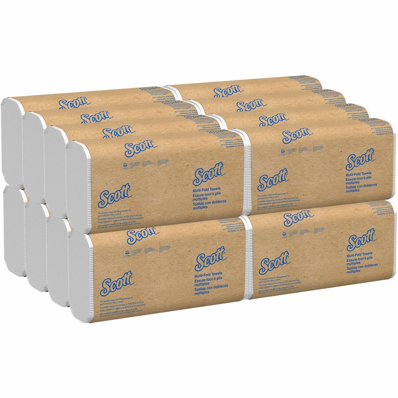 Kimberly-Clark Professional Towel Multifold Recycled White
