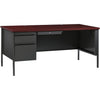 Lorell Fortress Series Left-Pedestal Desk