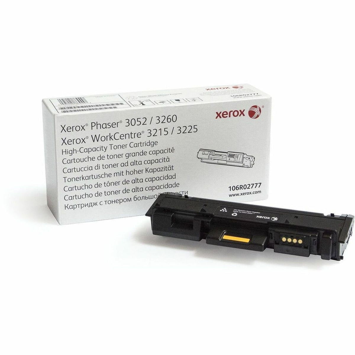 Xerox Original High Yield Laser Toner Cartridge - Black - 1 Each