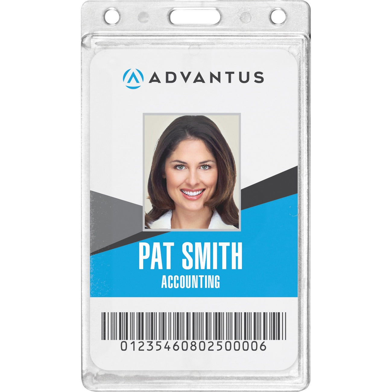 Advantus Holder Badge Frostd 25Pkclr