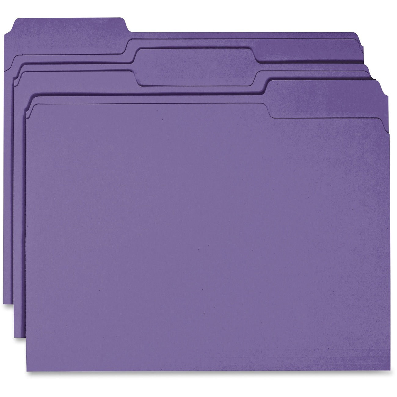 Business Source Folder File Ltr 1/3 Purple
