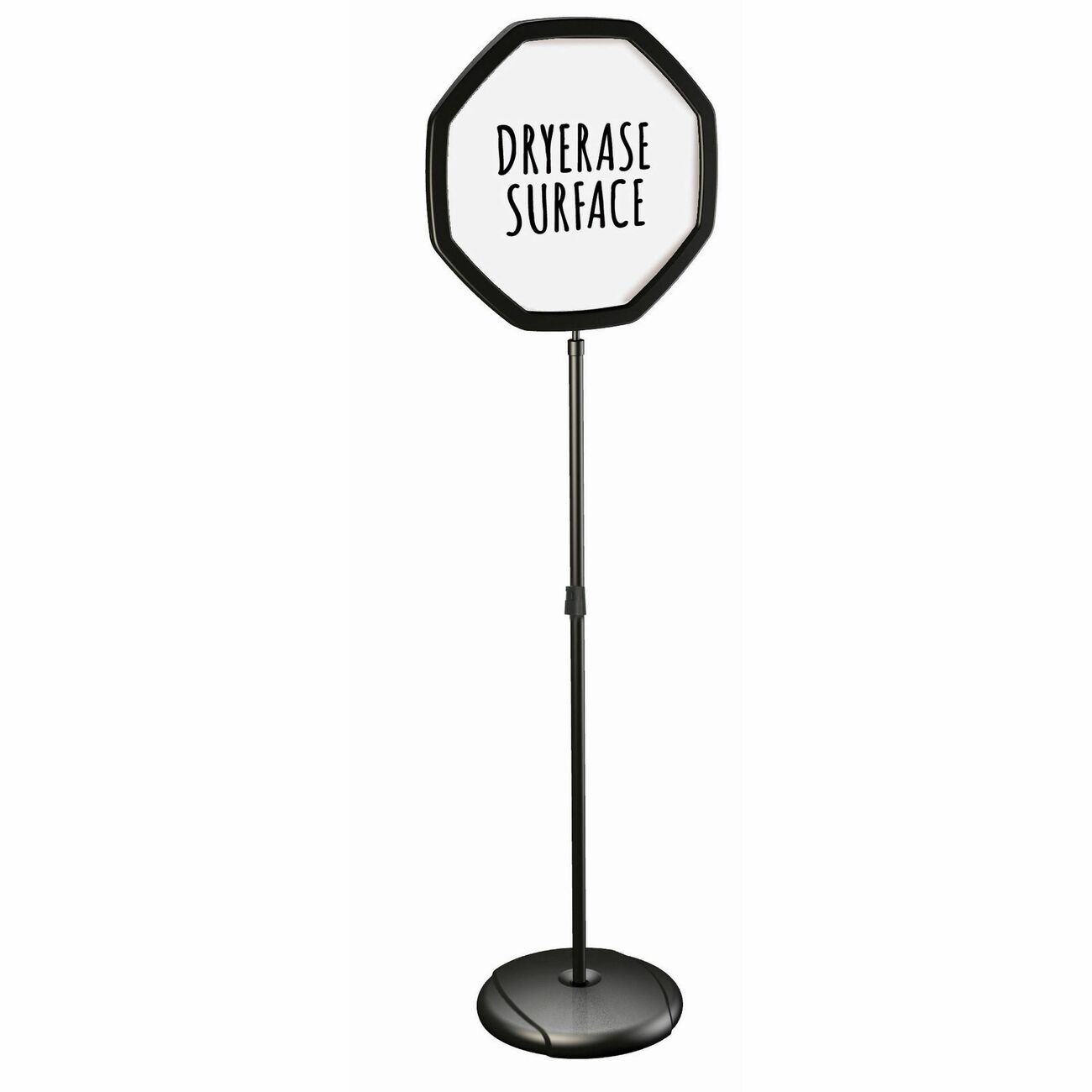 MasterVision Sign Octag Flr Dblesde Bk