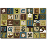 Carpets for Kids&reg; KIDSoft™ Toddler Alpha Blocks Nature Rug