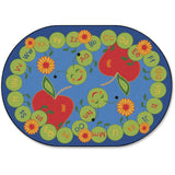 Carpets for Kids&reg; Premium ABC Caterpillar Oval Seating Rug