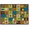 Rug Lrnblock Nat 45"X510"