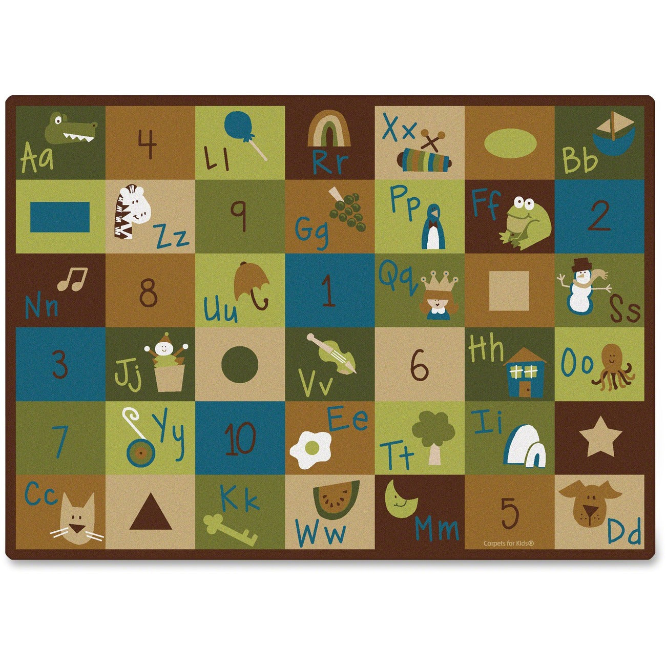 Rug Lrnblock Nat 45X510