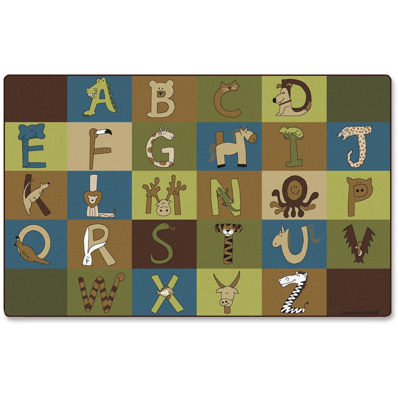 Rug A-Z Animals 76X12