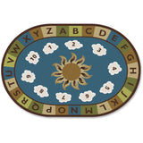 Carpets for Kids&reg; Premium Sunny Day Learn/Play Oval Rug