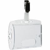 DURABLE Rotating Strap Clip ID Card Holder