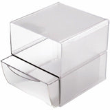 Deflecto Stackable Cube Organizer